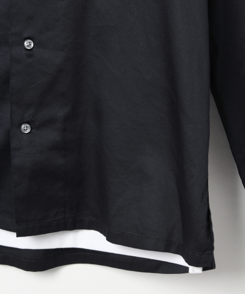 RAGEBLUE（レイジブルー）の「サテンオープンカラーシャツ/731077（シャツ/ブラウス・メンズ・レッド/キャメル/ネイビー・LARGE/MEDIUM）」の8枚目の写真