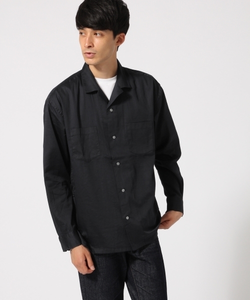 RAGEBLUE（レイジブルー）の「サテンオープンカラーシャツ/731077（シャツ/ブラウス・メンズ・レッド/キャメル/ネイビー・LARGE/MEDIUM）」の10枚目の写真