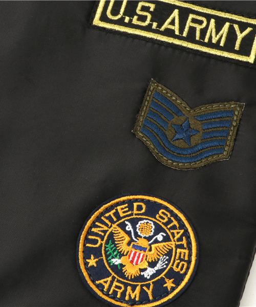 WEGO（ウィゴー）の「WEGO/MA-1クラッチバック（クラッチバッグ・レディース・カーキ/ブラック・FREE）」の5枚目の写真