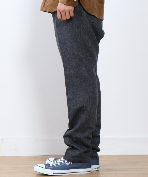 MYSELF ABAHOUSE(マイセルフアバハウス)の「ホームスパンパンツ | マイセルフ(その他パンツ・メンズ・ネイビー/グレー・MEDIUM/SMALL/LARGE)」の4枚目の写真