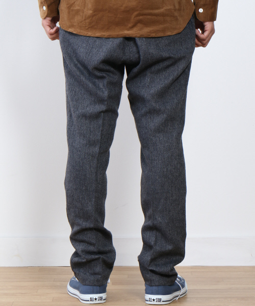 MYSELF ABAHOUSE(マイセルフアバハウス)の「ホームスパンパンツ | マイセルフ(その他パンツ・メンズ・ネイビー/グレー・MEDIUM/SMALL/LARGE)」の5枚目の写真