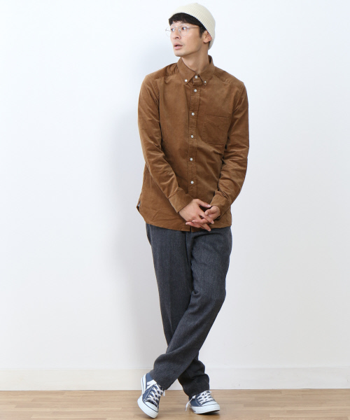 MYSELF ABAHOUSE(マイセルフアバハウス)の「ホームスパンパンツ | マイセルフ(その他パンツ・メンズ・ネイビー/グレー・MEDIUM/SMALL/LARGE)」の13枚目の写真