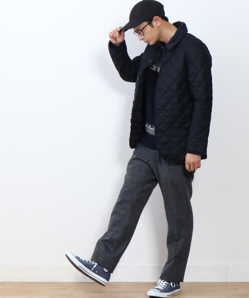 MYSELF ABAHOUSE(マイセルフアバハウス)の「ホームスパンパンツ | マイセルフ(その他パンツ・メンズ・ネイビー/グレー・MEDIUM/SMALL/LARGE)」の11枚目の写真