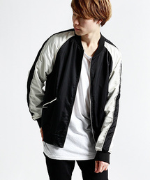 MONO-MART | 2017SS ポリサテンスカジャン/スプリングブルゾン(ブルゾン)