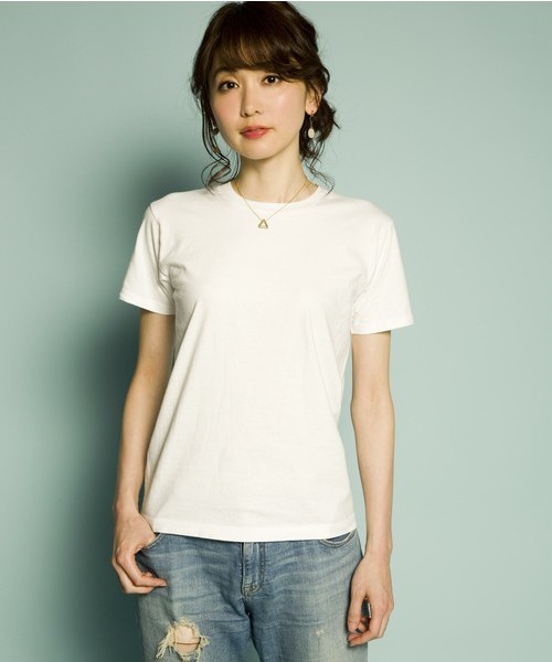 HANES(ヘインズ)の「Hanes 1P JAPAN Fit ジャパンフィット(1枚) クルーネックTシャツ(Tシャツ/カットソー・レディース・ブラック/グレー/ホワイト・X-SMALL/SMALL)」の13枚目の写真