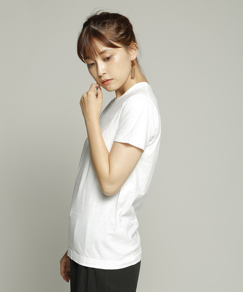 HANES(ヘインズ)の「Hanes 1P JAPAN Fit ジャパンフィット(1枚) クルーネックTシャツ(Tシャツ/カットソー・レディース・ブラック/グレー/ホワイト・X-SMALL/SMALL)」の14枚目の写真