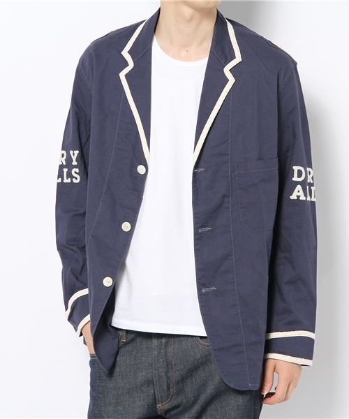 HUMAN MADE(ヒューマンメード)の「○HUMAN MADE / SCHOOL JACKET #002(テーラードジャケット・メンズ・ネイビー・MEDIUM/LARGE)」の4枚目の写真
