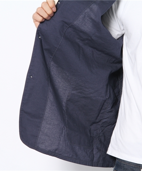 HUMAN MADE(ヒューマンメード)の「○HUMAN MADE / SCHOOL JACKET #002(テーラードジャケット・メンズ・ネイビー・MEDIUM/LARGE)」の9枚目の写真