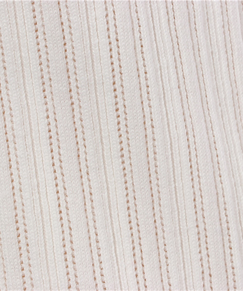 MOUSSY（マウジー）の「RANDAM RIB SLEEVELESS TOP（タンクトップ・レディース・イエロー/オフホワイト/ライトブルー/ブラック・FREE）」の7枚目の写真