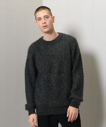 H　BEAUTY&YOUTH UNITED ARROWS | ＜H＞KID MOHAIR AZE CREW NECK KNIT/ﾆｯﾄ ◆(ニット/セーター)