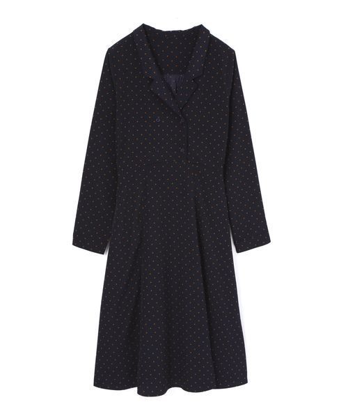 FREE'S MART（フリーズマート）の「開衿ドットワンピース（ワンピース・レディース・ブラウン系その他/ダークネイビー・FREE）」の19枚目の写真