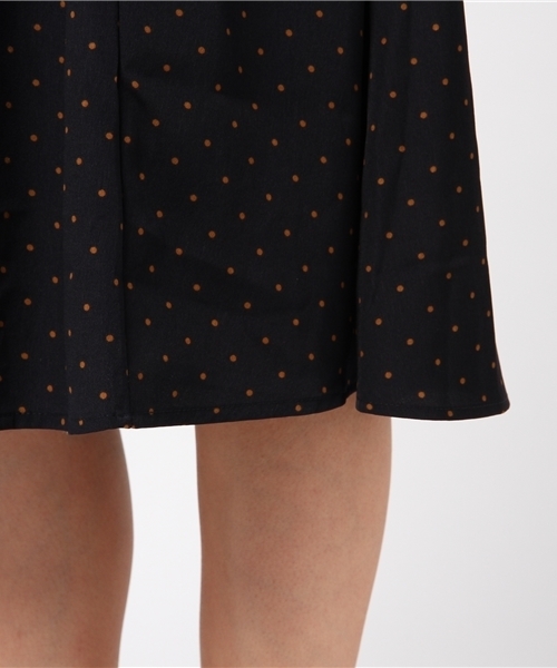 FREE'S MART（フリーズマート）の「開衿ドットワンピース（ワンピース・レディース・ブラウン系その他/ダークネイビー・FREE）」の7枚目の写真