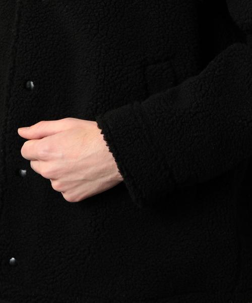 BEAUTY&YOUTH UNITED ARROWS（ビューティーアンドユースユナイテッドアローズ）の「BY ボア コーチジャケット ◆（ブルゾン・メンズ・ブラック/ベージュ・SMALL/MEDIUM/LARGE/X-LARGE）」の3枚目の写真