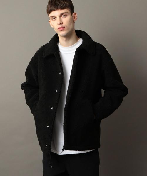 BEAUTY&YOUTH UNITED ARROWS（ビューティーアンドユースユナイテッドアローズ）の「BY ボア コーチジャケット ◆（ブルゾン・メンズ・ブラック/ベージュ・SMALL/MEDIUM/LARGE/X-LARGE）」の6枚目の写真