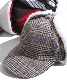 WEGO | WEGO/チェックドックイヤーキャップ(キャップ)