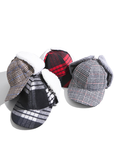 WEGO（ウィゴー）の「WEGO/チェックドックイヤーキャップ（キャップ・レディース・その他2/その他3/その他4/その他1・FREE）」の20枚目の写真