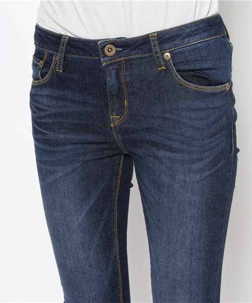 BEAUTY&YOUTH UNITED ARROWS（ビューティーアンドユースユナイテッドアローズ）の「BY パウダーデニム 30 ◆（デニムパンツ・レディース・コバルトブルー/ブラック・SMALL/MEDIUM）」の5枚目の写真