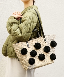 LOWRYS FARM | ポンポンザツザイＢＡＧ　779664 (かごバッグ)
