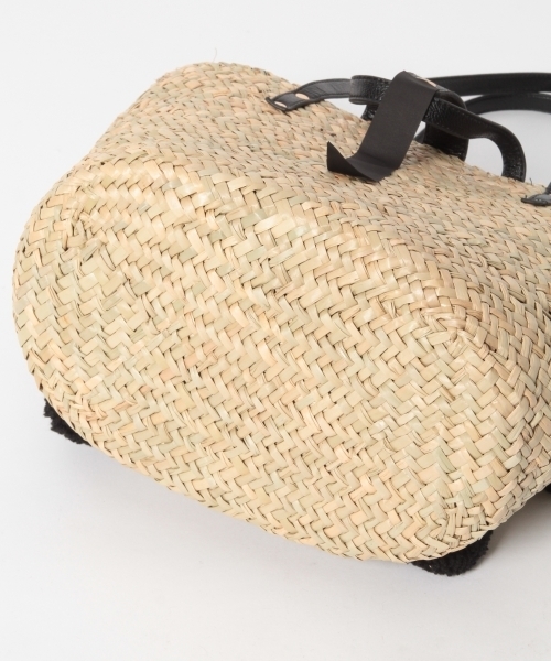 LOWRYS FARM（ローリーズファーム）の「ポンポンザツザイＢＡＧ　779664 （かごバッグ・レディース・ブラック/マルチ・FREE）」の8枚目の写真