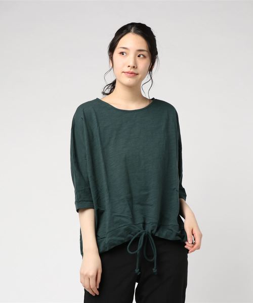 チャイハネ（チャイハネ）の「【チャイハネ】yul スラブジャージ シンプルトップス（Tシャツ/カットソー・レディース・ホワイト/ブラック/ターコイズブルー/マスタード/ワイン/グリーン/オレンジ/ホワイト系その他・FREE）」の13枚目の写真