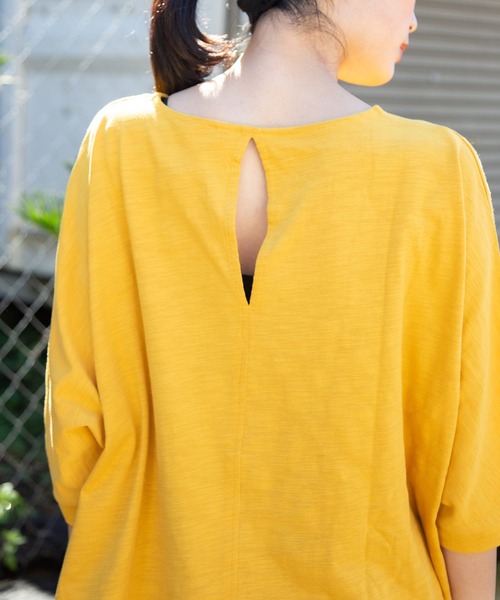 チャイハネ（チャイハネ）の「【チャイハネ】yul スラブジャージ シンプルトップス（Tシャツ/カットソー・レディース・ホワイト/ブラック/ターコイズブルー/マスタード/ワイン/グリーン/オレンジ/ホワイト系その他・FREE）」の16枚目の写真