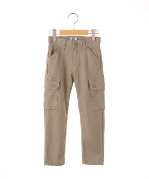 SHIPS(シップス)の「SHIPS KIDS:ストレッチ カーゴ パンツ(100~130cm)(その他パンツ・キッズ・ベージュ/オリーブ・100/110/120/130)」の2枚目の写真