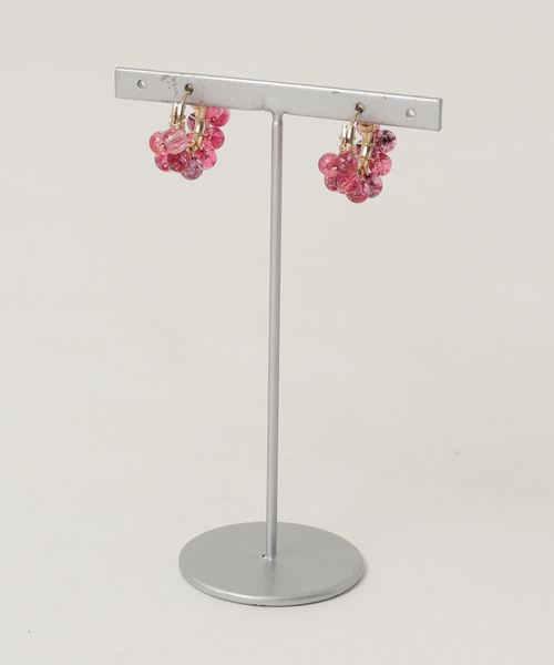 TONE SELECT GOODS(トーンセレクトグッズ)の「【marinaJEWELRY】14kgf/multicolored quartz pierced earring PNK(ピアス(両耳用)・レディース・ピンク・FREE)」の1枚目の写真