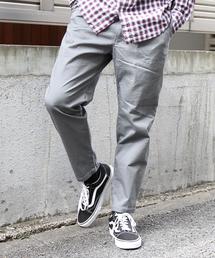 coen | ウォッシュストレッチテーパードツータックチノパンツ(チノパンツ)