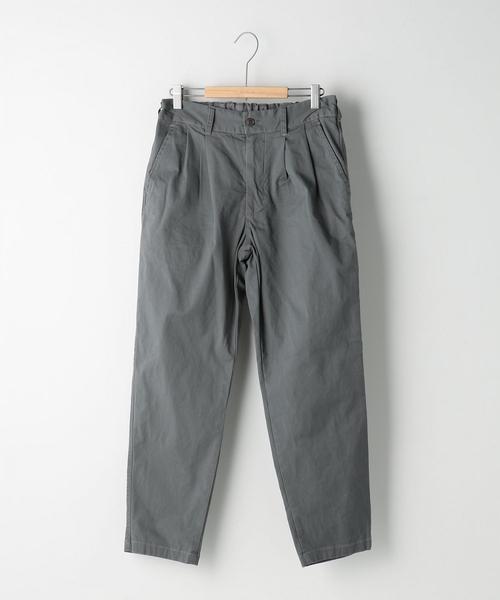 coen（コーエン）の「ウォッシュストレッチテーパードツータックチノパンツ（チノパンツ・メンズ・ダークグレー/ブラック・LARGE/MEDIUM/SMALL/X-LARGE）」の18枚目の写真