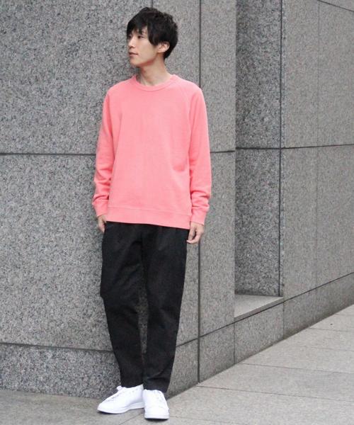 coen（コーエン）の「ウォッシュストレッチテーパードツータックチノパンツ（チノパンツ・メンズ・ダークグレー/ブラック・LARGE/MEDIUM/SMALL/X-LARGE）」の5枚目の写真