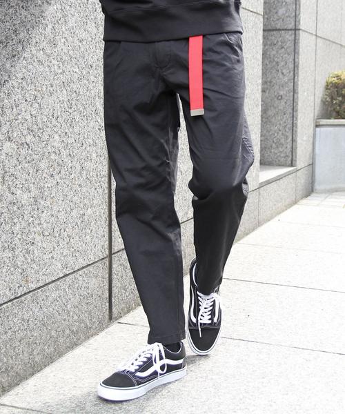 coen（コーエン）の「ウォッシュストレッチテーパードツータックチノパンツ（チノパンツ・メンズ・ダークグレー/ブラック・LARGE/MEDIUM/SMALL/X-LARGE）」の6枚目の写真