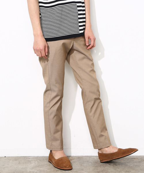 ADAM ET ROPE'（アダムエロペ）の「オックスシャンブレーパンツ（その他パンツ・メンズ・ブラック/グレー/ベージュ・S/M/L）」の3枚目の写真