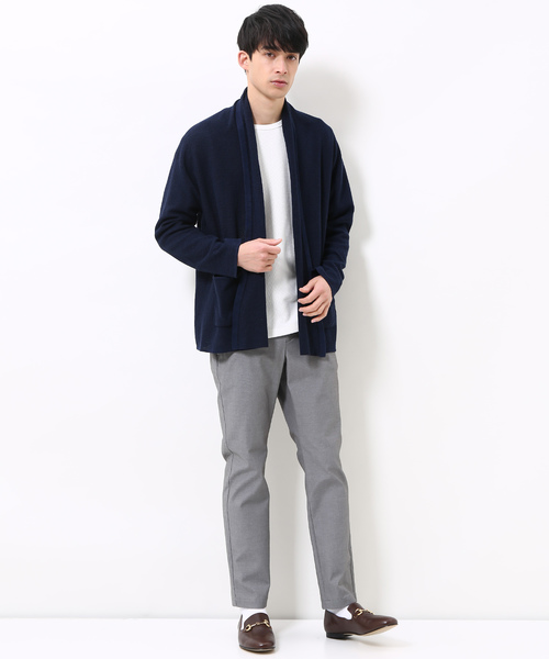 ADAM ET ROPE'（アダムエロペ）の「オックスシャンブレーパンツ（その他パンツ・メンズ・ブラック/グレー/ベージュ・S/M/L）」の9枚目の写真