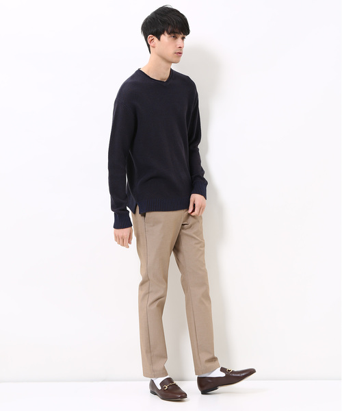 ADAM ET ROPE'（アダムエロペ）の「オックスシャンブレーパンツ（その他パンツ・メンズ・ブラック/グレー/ベージュ・S/M/L）」の4枚目の写真