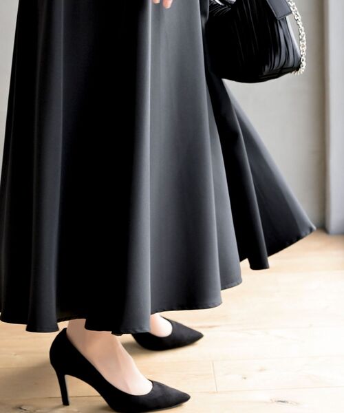 rps（アールピーエス）の「BIGリングダブルクロスジャンパースカート（スカート・レディース・ブラック/グレイッシュベージュ/ネイビー/ベージュ/グリーン/カーキ/モカ/ピンクベージュ/ベージュ系その他/パープル・M/フリー）」の21枚目の写真