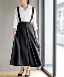 BIGリングダブルクロスジャンパースカート