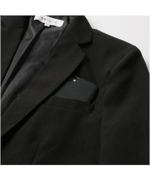 ASTRONOMY（アストロノミー）の「1つボタン ショート丈 テーラード ジャケット ノッチドラペル（テーラードジャケット・メンズ・ブラック系その他2/ブルー系その他/ネイビー/ブラック系その他/ワイン/ブルー/グレー/キャメル/カーキ/チャコール/ブルー系その他2/ベージュ/ブラック/グレー系その他・XXL/3XL/XL/S/M/L）」の17枚目の写真