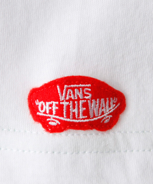 X-girl(エックスガール)の「X-girl × VANS WHEEL S/S TOP(Tシャツ/カットソー・レディース・ホワイト/マルチ/ブラック・1/2)」の9枚目の写真