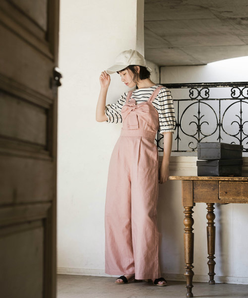 OLIVE des OLIVE（オリーブデオリーブ）の「後ろレースアッププルオーバー（Tシャツ/カットソー・レディース・オフホワイト/ブラック/ラベンダー/その他・FREE）」の10枚目の写真