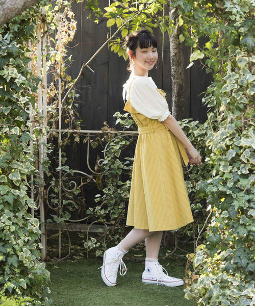 OLIVE des OLIVE（オリーブデオリーブ）の「後ろレースアッププルオーバー（Tシャツ/カットソー・レディース・オフホワイト/ブラック/ラベンダー/その他・FREE）」の17枚目の写真