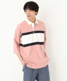 niko and... | ラガー切り替えプルオーバー半袖シャツ【niko and ...】(シャツ/ブラウス)