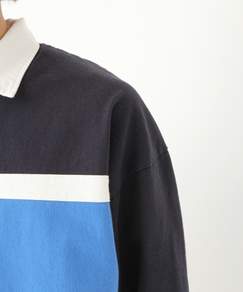 niko and...(ニコアンド)の「ラガー切り替えプルオーバー半袖シャツ(シャツ/ブラウス・メンズ・ネイビー/ピンク/イエロー・LARGE/MEDIUM)」の11枚目の写真