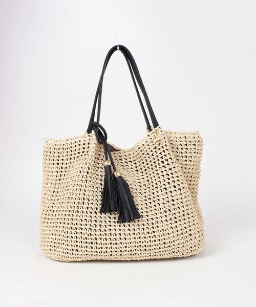 Khaju（カージュ）の「【WEB限定】Khaju:コマアミトート◇◇（トートバッグ・レディース・ナチュラル/カーキ/ブラック・ONE SIZE）」の12枚目の写真