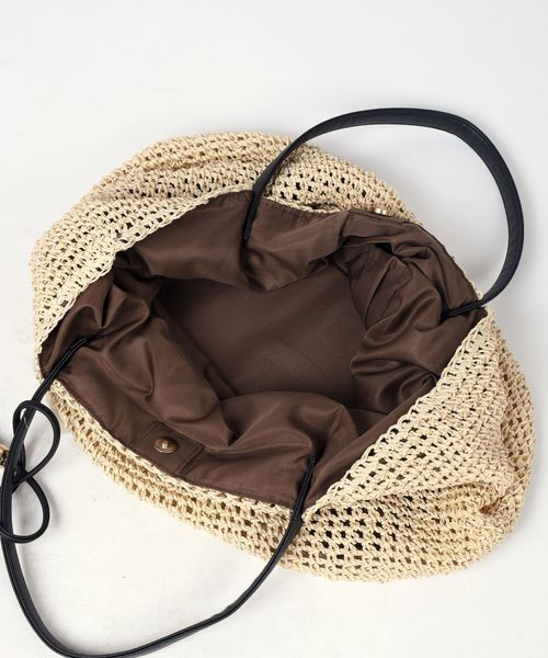 Khaju（カージュ）の「【WEB限定】Khaju:コマアミトート◇◇（トートバッグ・レディース・ナチュラル/カーキ/ブラック・ONE SIZE）」の13枚目の写真