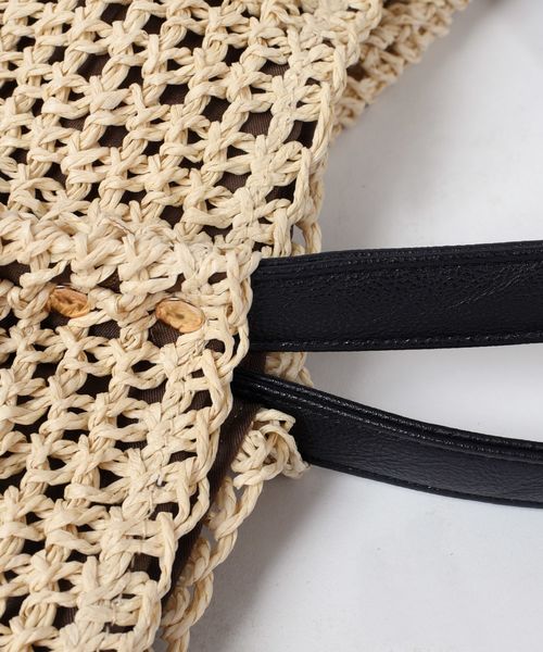 Khaju（カージュ）の「【WEB限定】Khaju:コマアミトート◇◇（トートバッグ・レディース・ナチュラル/カーキ/ブラック・ONE SIZE）」の14枚目の写真