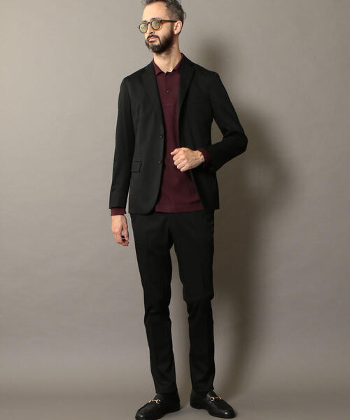 BEAUTY&YOUTH UNITED ARROWS（ビューティーアンドユースユナイテッドアローズ）の「BY TR/サージ ノープリーツパンツ ◆（スラックス・メンズ・ブラック/グレー/ネイビー・X-LARGE/LARGE/SMALL/MEDIUM）」の16枚目の写真