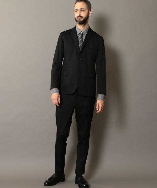 BEAUTY&YOUTH UNITED ARROWS（ビューティーアンドユースユナイテッドアローズ）の「BY TR/サージ ノープリーツパンツ ◆（スラックス・メンズ・ブラック/グレー/ネイビー・X-LARGE/LARGE/SMALL/MEDIUM）」の17枚目の写真