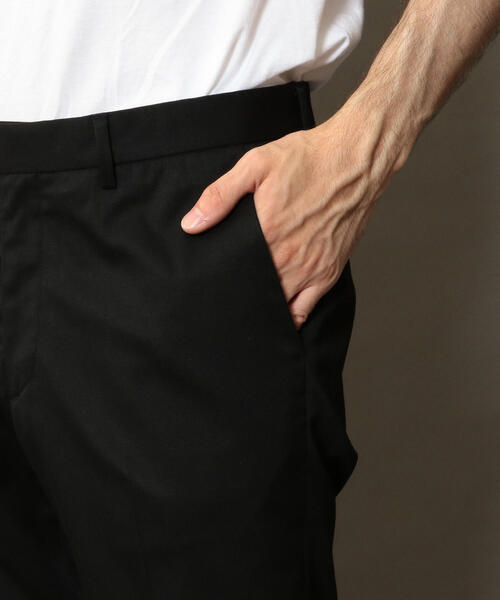 BEAUTY&YOUTH UNITED ARROWS（ビューティーアンドユースユナイテッドアローズ）の「BY TR/サージ ノープリーツパンツ ◆（スラックス・メンズ・ブラック/グレー/ネイビー・X-LARGE/LARGE/SMALL/MEDIUM）」の9枚目の写真