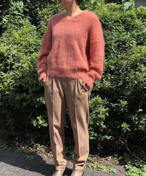 Munich(ミューニック)の「TRツイルテーパードパンツ(その他パンツ・レディース・ブラック/カーキ/ブラック×ホワイト/キャメル/チャコールグレー・S/M/XS)」の6枚目の写真