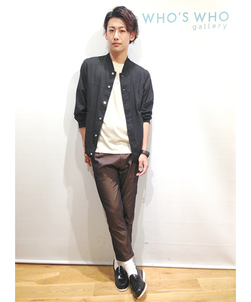 WHO'S WHO gallery（フーズフーギャラリー）の「ローンヒヨクスタジャン（スタジャン・メンズ・ブラック/グレー/ワインレッド・MEDIUM/LARGE）」の13枚目の写真